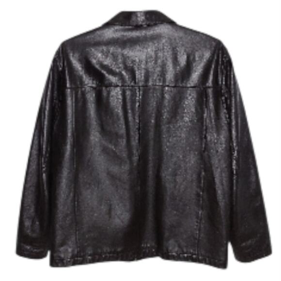 Vintage 90s Y2K Wilsons Leather M Julian Men’s Brown Leather Blazer Jacket XL - Picture 2 of 10